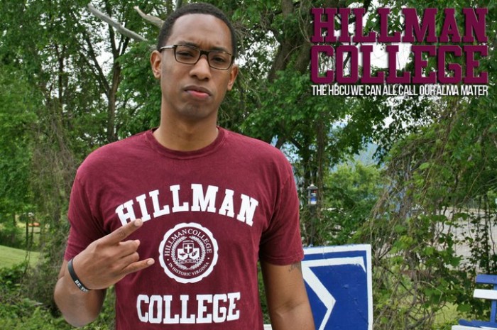 different world hillman college sweatshirt