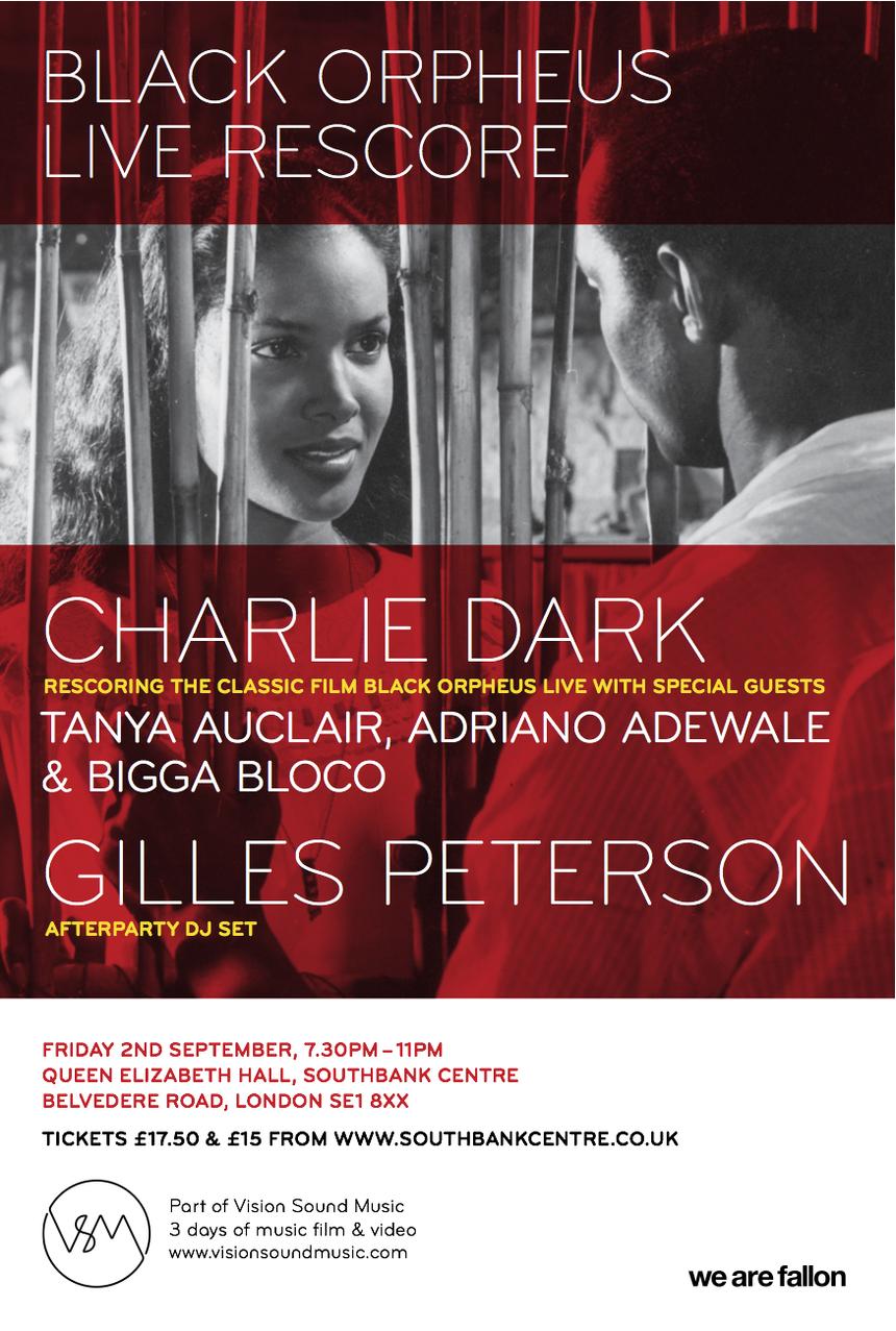 [EVENT] Black Orpheous: Live Re-source with Charlie Dark + special guests