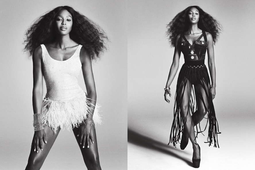 [Fashion + Style] Supermodel Naomi Campbell pays homage to Tina Turner in V Magazine 'Private Dancer' Photoshoot