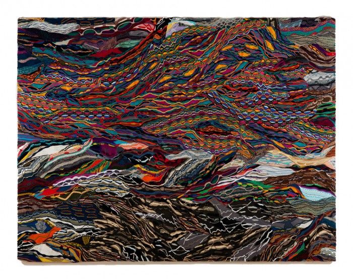 [Exhibition] ‘Halcyon Days’ : Artist Jayson Musson makes art from deconstructed Coogi jumpers