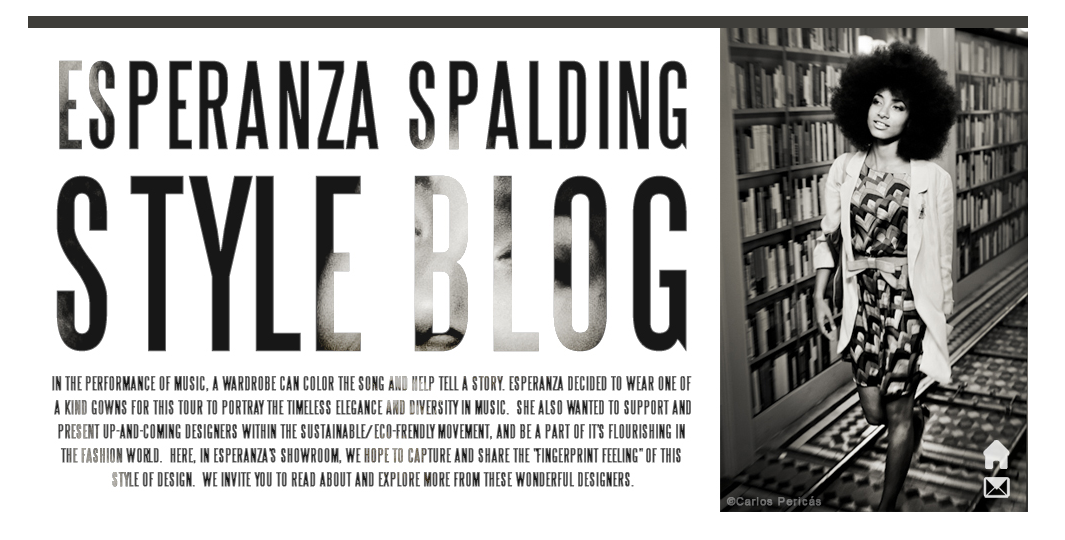 [Bookmark This] Esperanza Spalding launches a blog dedicated to her personal style